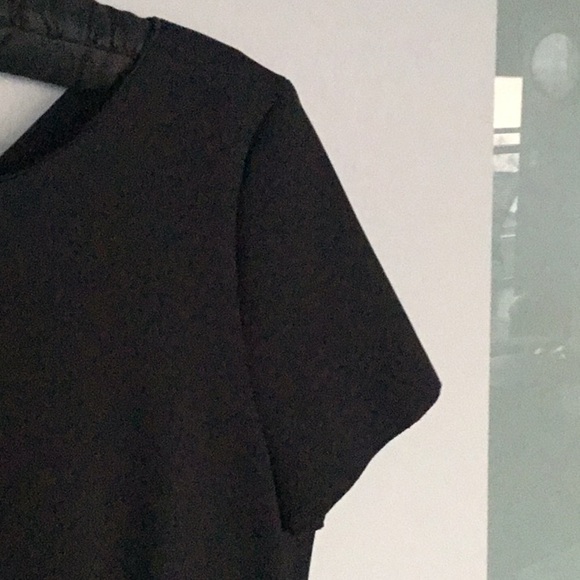 Escada Sport Classic Short Sleeve Dress w Lace & Grommet Detail Black Sz 38 - Picture 3 of 16